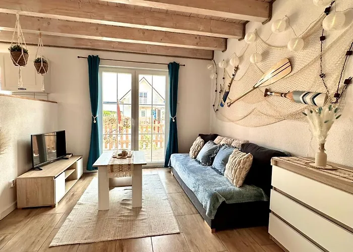 Semesterbostad Bialy Lotos - Cisza I Natura Blisko Plazy I Centrum Łeba